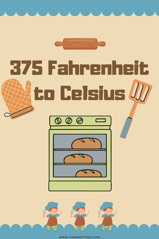 375 F to C (375 Fahrenheit to Celsius)
