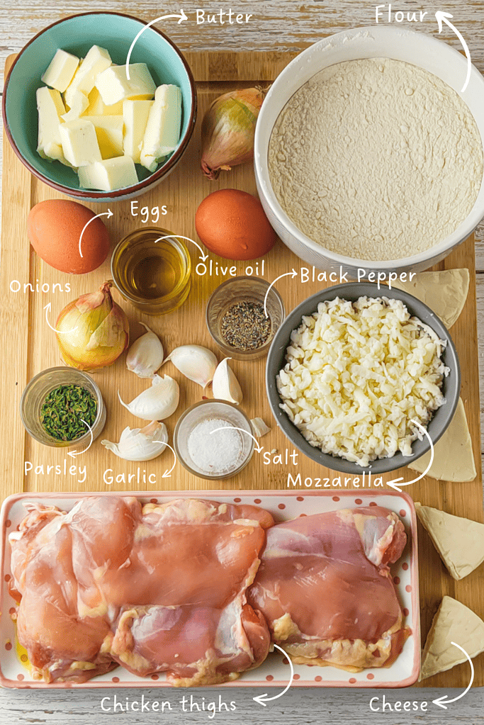 Empanadilla ingredients