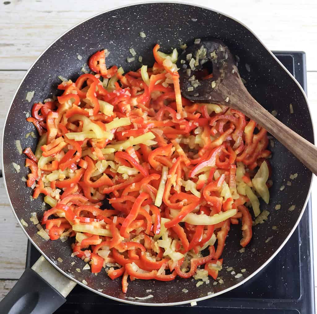 how to fry peppers for sataras