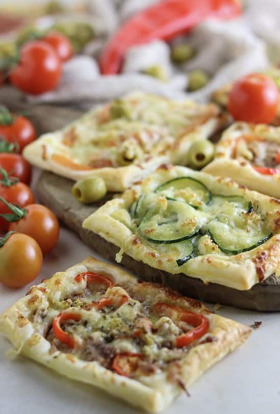 puff pastry pizza tarts