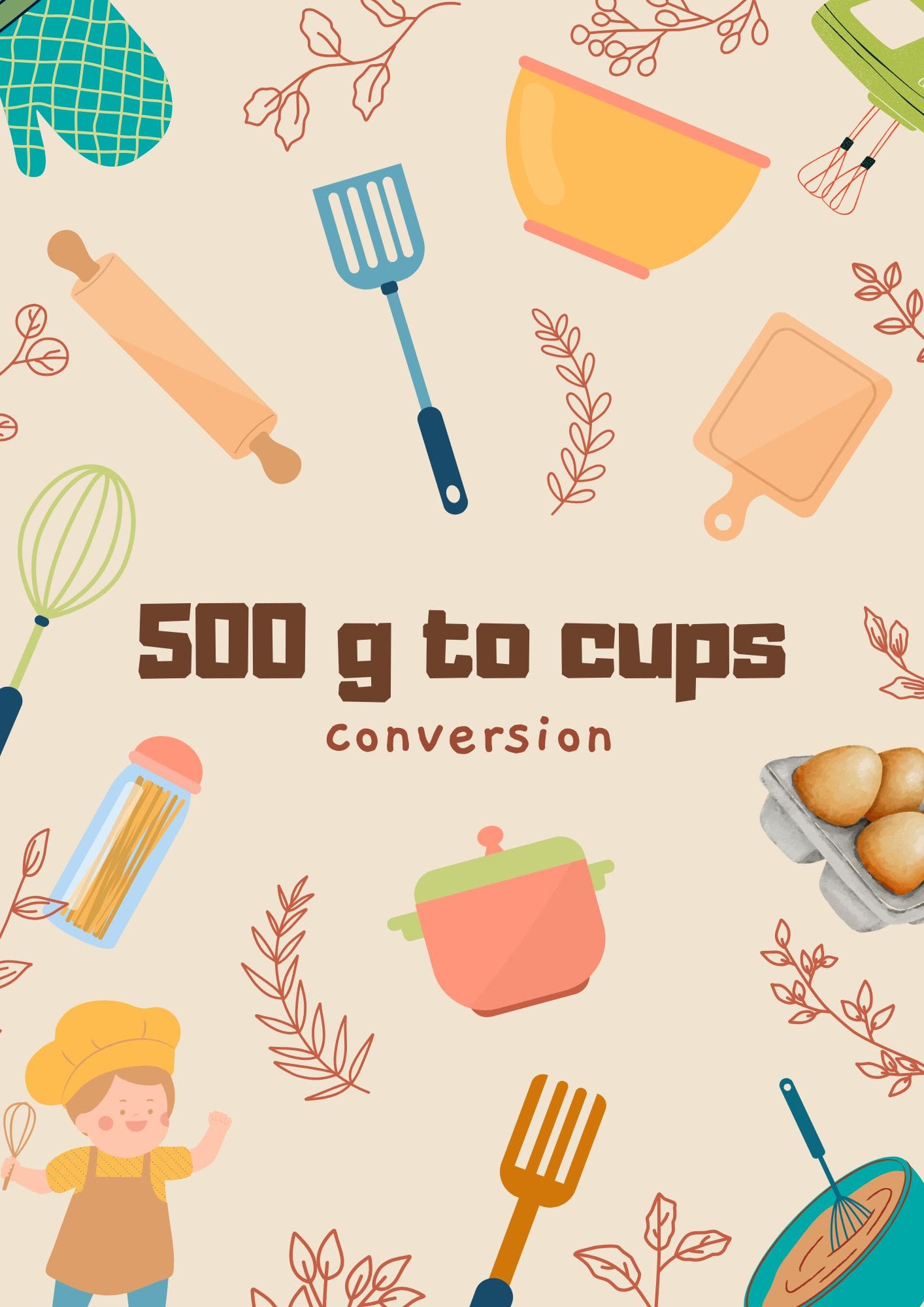 500 Grams to Cups