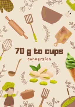 70 grams to cups image
