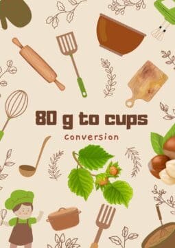80 grams to cups image