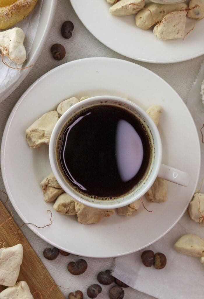 Image of a delicious cup of baobab coffee.