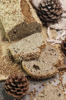 gluten free buckwheat soda bread with yogurt image