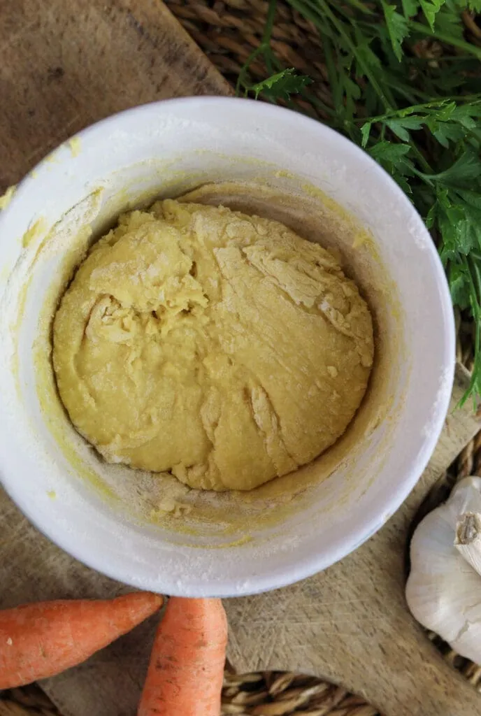 How to make the dumpling batter.