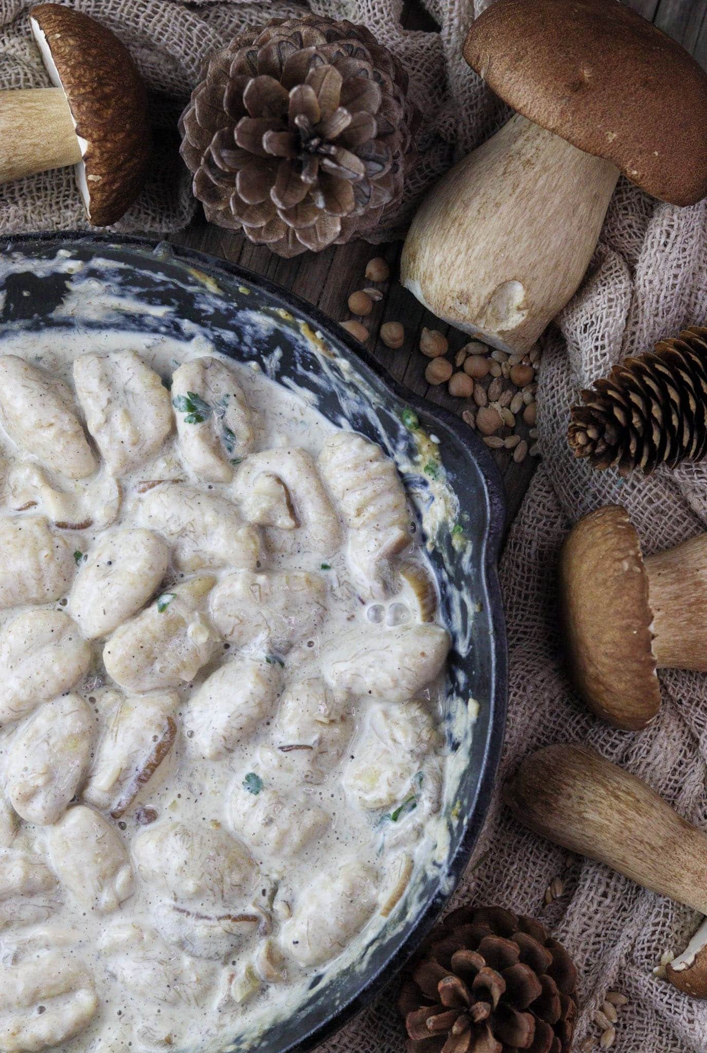 Classic Creamy Porcini Mushroom Sauce